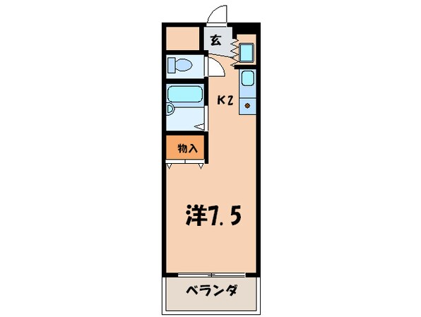 セントポ－リアの物件間取画像